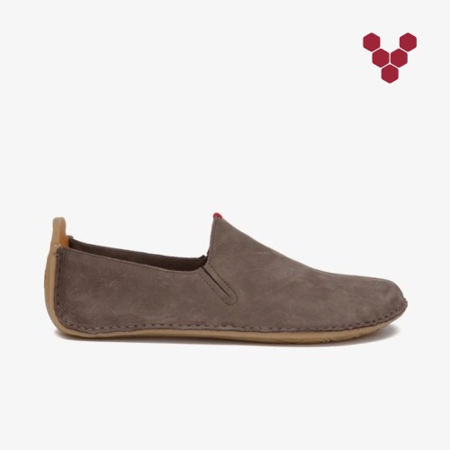 Vivobarefoot Ababa II Brune Slip On Sko Dame [1-EKVG]